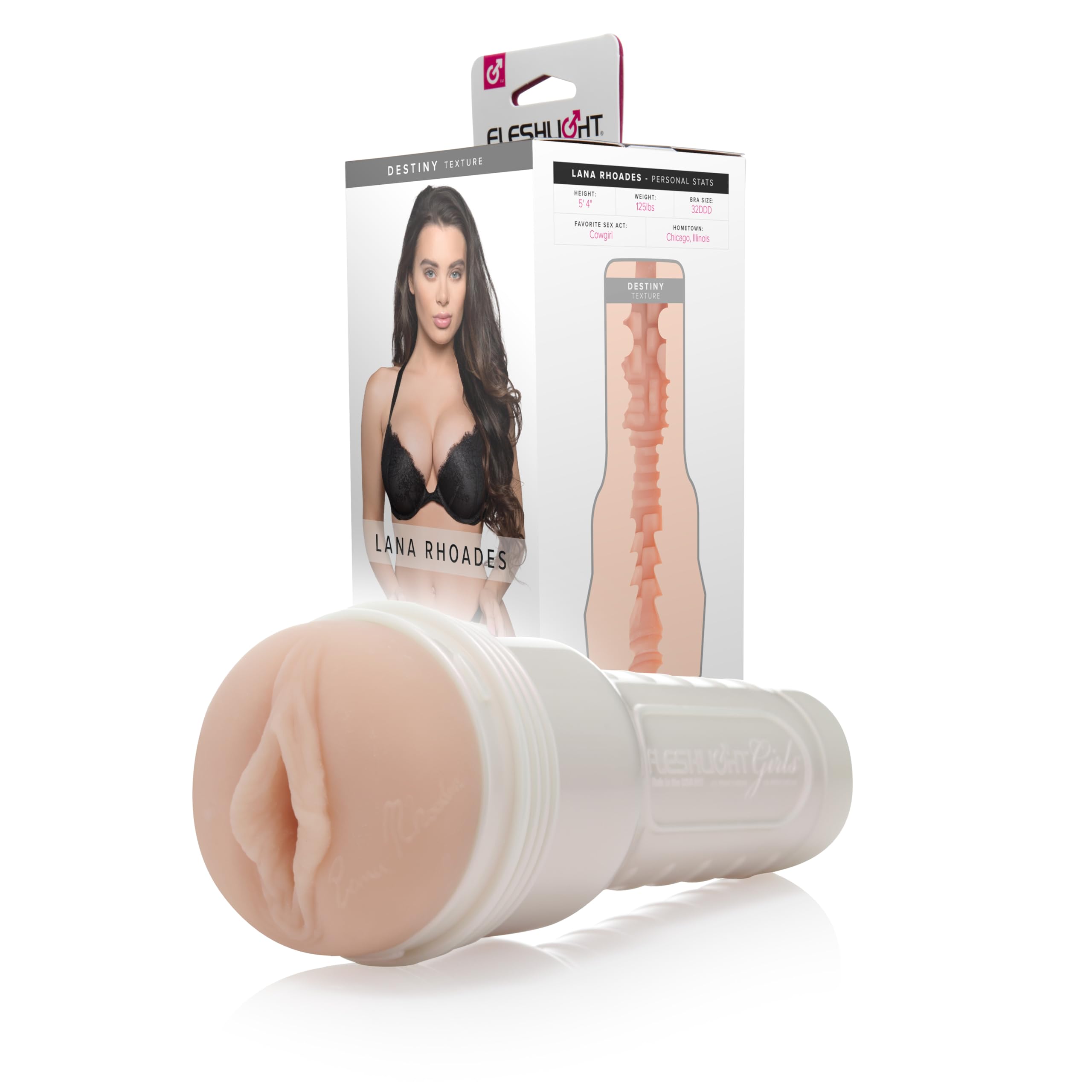 Fleshlight Male Sex Toys Lana Rhoades – The Number One Male Masturbator Sex Toys for Men with Our Fleshlight SuperSkin Pocket Pussy Technology