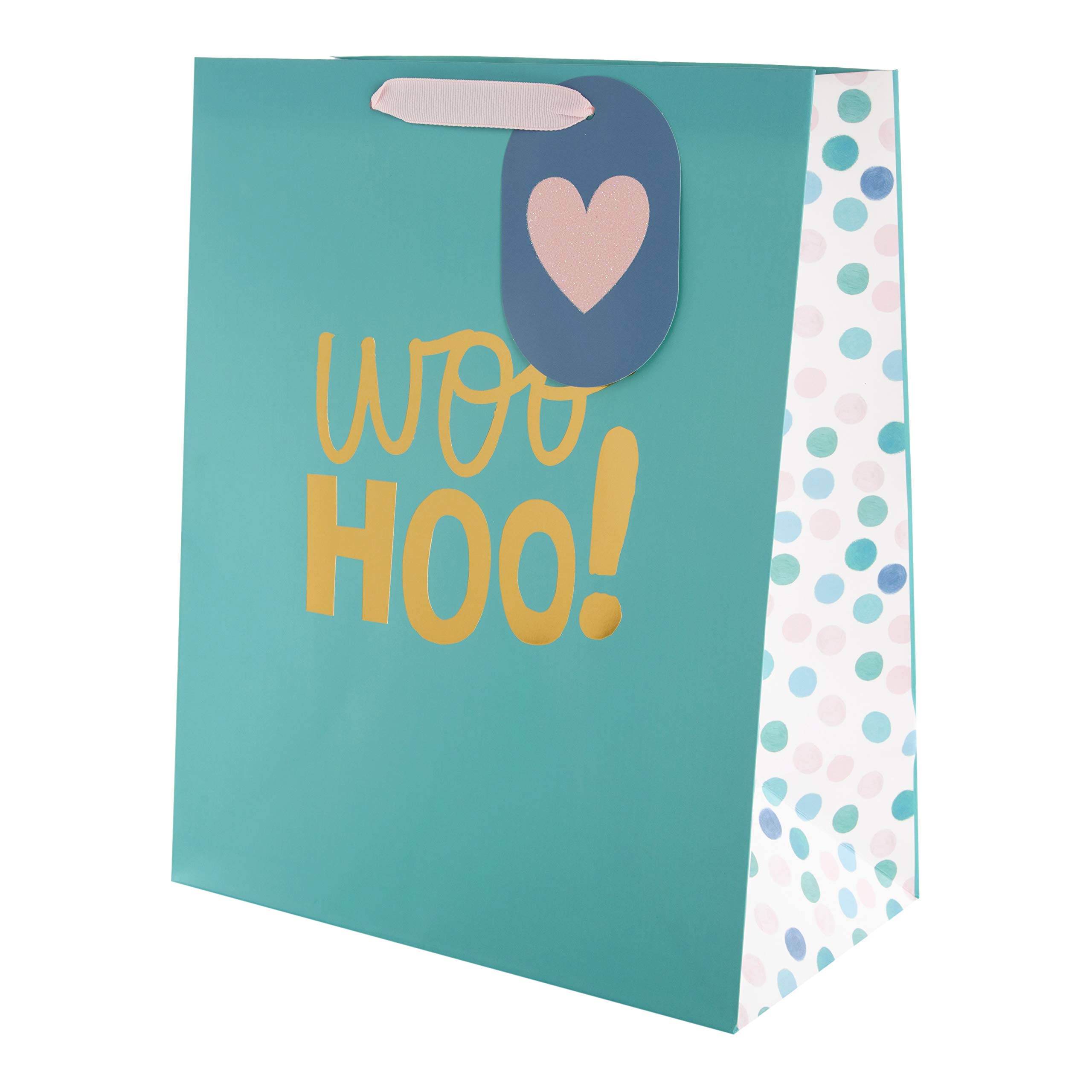 Hallmark Large Multi-Occasion Gift Bag - Woo Hoo Text Design