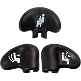 GCDI2020 3-Pack Replacement Knob Set for Post 2004 Classic Aeron Chair, Black (Graphite), Includes Height Adjustment, Rear Tilt, Forward Tilt Knobs, Fits Latest Version with Grooved/Flat Style Handles