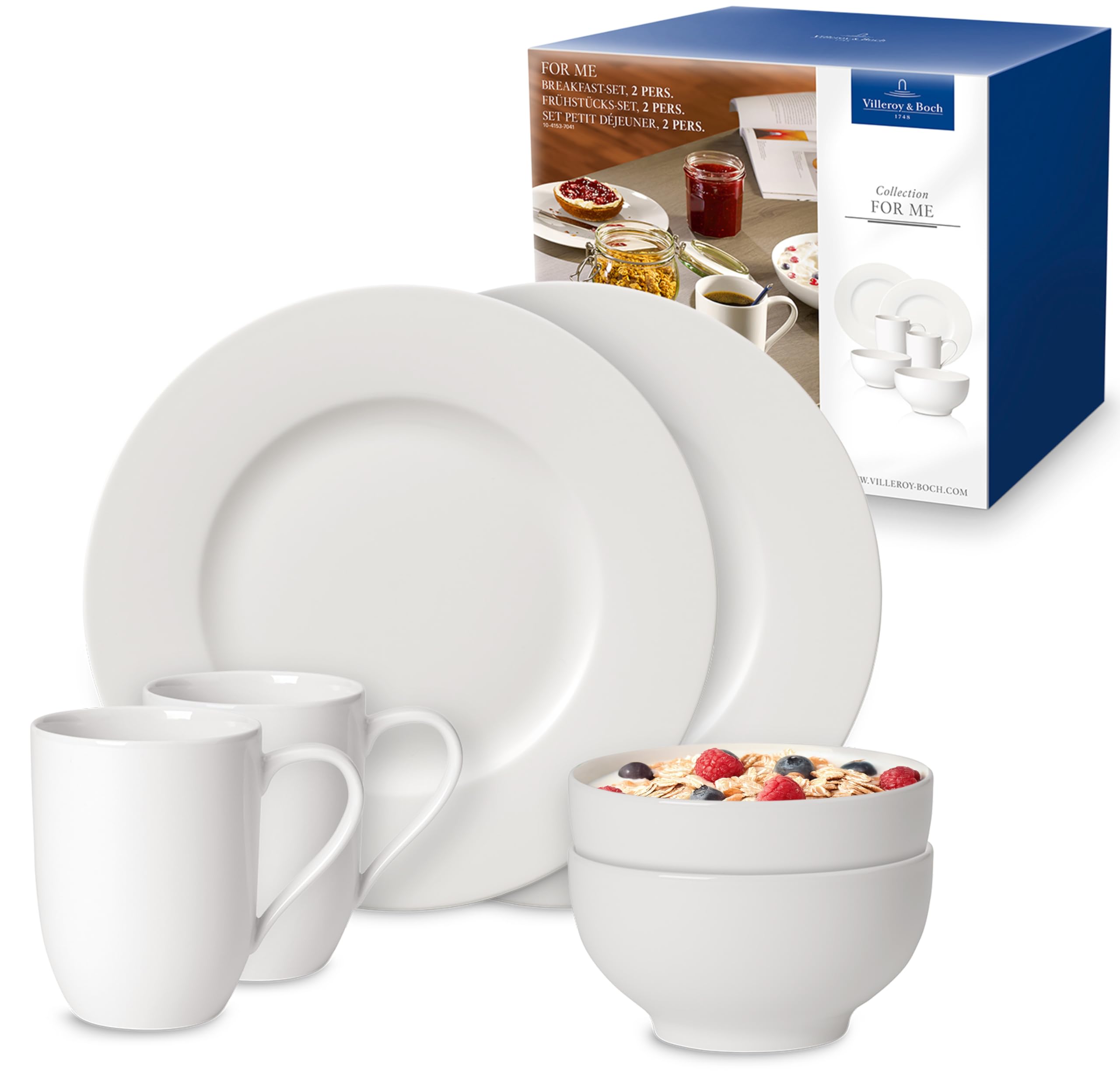 Villeroy & Boch For Me Breakfast-Set 2 person