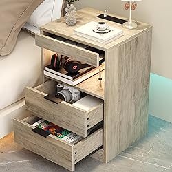 Gadroad LED Nightstand with Charging