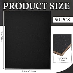 50 Pcs Book Board, Binders Board Chipboard Designer