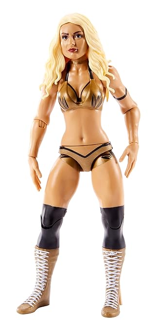 Mattel GCB42 - WWE Basis Actionfigur (15 cm) Mandy Rose, Spielzeug ab 6 Jahren