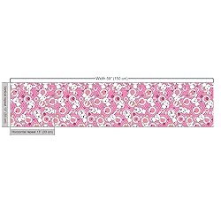 Ambesonne Anime Fabric by The Yard, Funny Kawaii