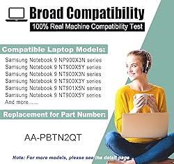 BOWEIRUI AA-PBTN2QT Battery for Samsung Notebook 9