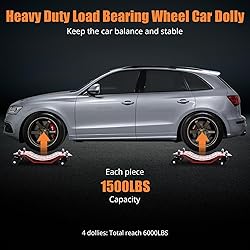 Car Wheel Dolly Jack, Hydraulic Car Jack with