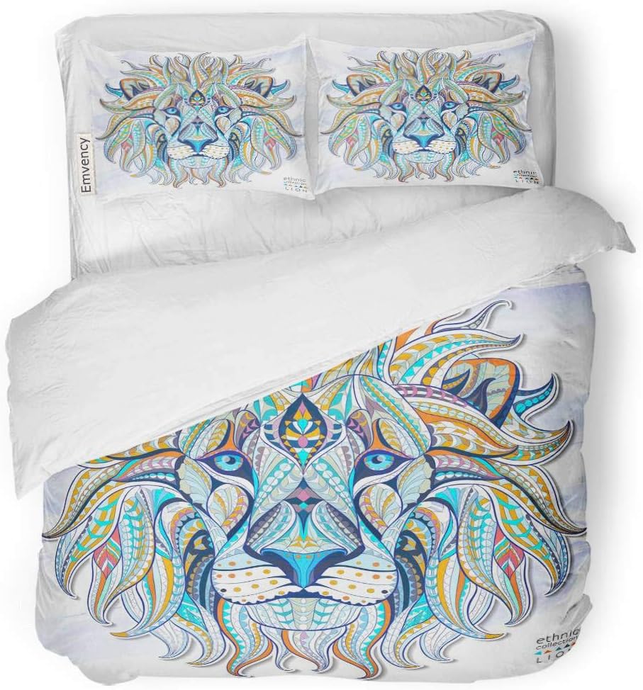 Tarolo Bedding Duvet Cover Set 0 3 Piece Twin 68"x90" Quilt Cover with Zipper Closure