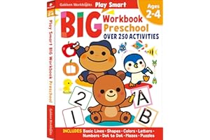 Play Smart Big Preschool Workbook Ages 2-4: Over 250 Activities