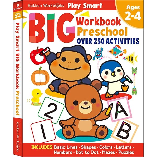Toddler Activity Book Ages 2–4 | Preschool Learning Workbook with