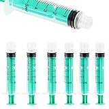 Vaokin 5ml Luer Lock Syringe, Leak-Proof Safety