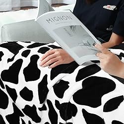 MACEVIA Flannel Fleece Cute Blanket for