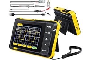 WESTOBIG 【Upgraded Model with 10X Prode] Digital Oscilloscope DSO152, Handheld Portable Automotive Oscilloscope with 2.8 inch TFT, 2.5MS/s High Sampling Rate, 200KHz Bandwidth