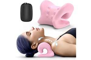 OCTIFIE Odorless Neck Stretcher for Neck Pain Relief, Ergonomic Neck Cloud Cervical Traction Device Chiropractic Pillow for Spine Alignment, Neck and Shoulder Relaxer for TMJ Headache Muscle Tension