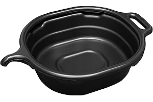 Lisle 17972 4.5 Gallon Oval Drain PAN, Black
