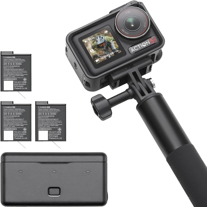 DJI Osmo Action 5 Pro 4K Action Camera 1/1.3" Sensor Dual OLED Waterproof