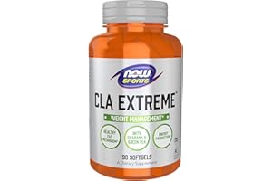 NOW Foods Sports Nutrition, CLA Extreme™ (Conjugated Linoleic Acid) With Guarana & Green Tea, 90 Softgels