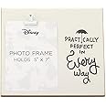 Open Road Brands Disney Mary Poppins Practically Perfect in Every Way Wood Photo Clip Frame for 5x7 Picture - Cute Mary Poppins Decor