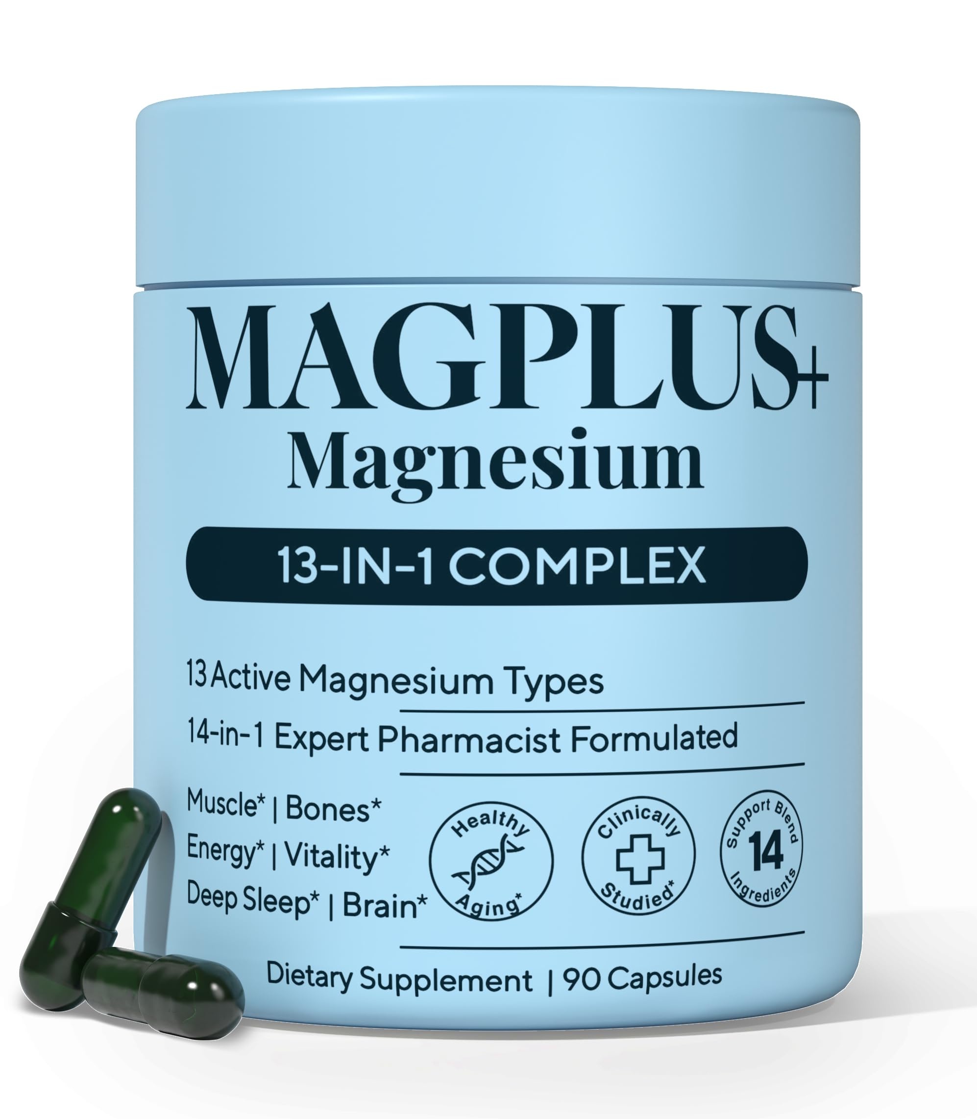 Magplus+ Magnesium 13-in-1 Complex