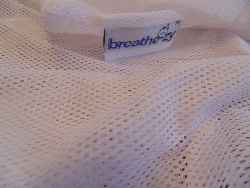 Pillow Case for Breathezy Anti Suffocation Epilepsy Pillow. White, Red