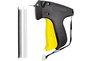 LAUHUW Tagging Gun Kit,Fine Stitch Tag Gun for Clothing Mini Stitch Gun for Clothes Sewing Quilting Hemming Quick Stitch Tag Gun,1200 Black & 1200 White Micro Fasteners