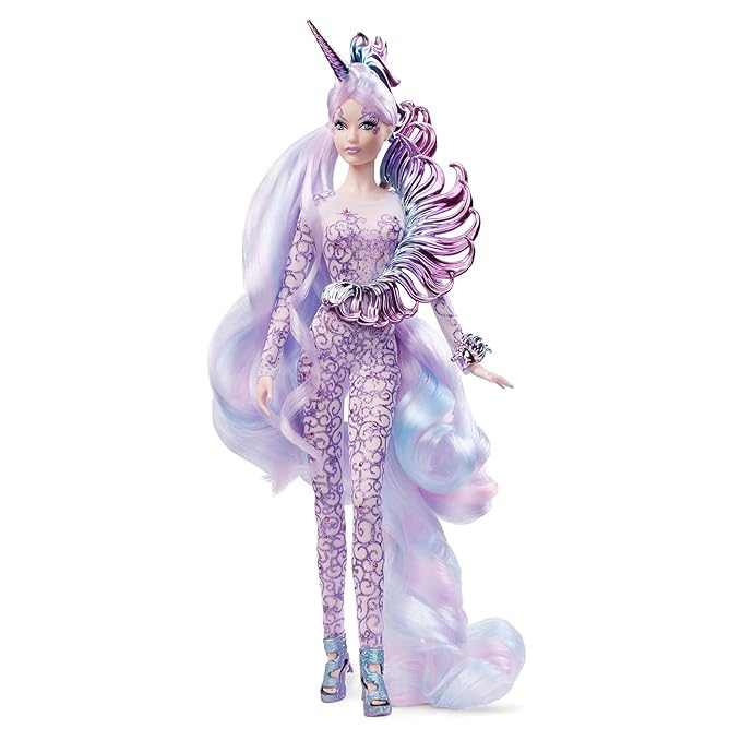 Buy Barbie Unicorn Doll, Multicolor 