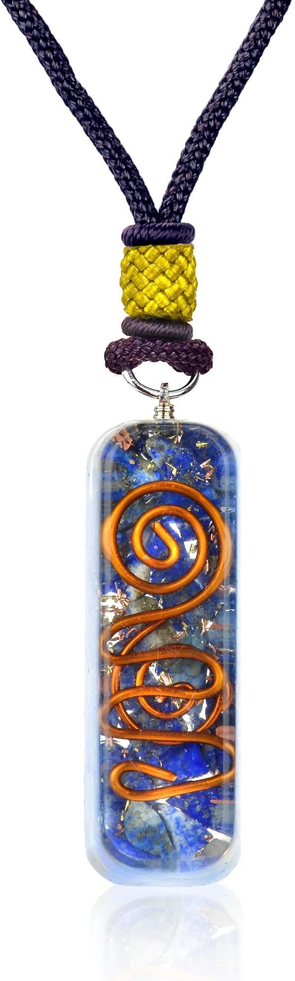 Orgone Pendant- Orgone Energy Generator Chakra Healing Orgonite Pendant for E-Energy Protection- Aid Meditation Protect Psychic Attacks Inner Growth