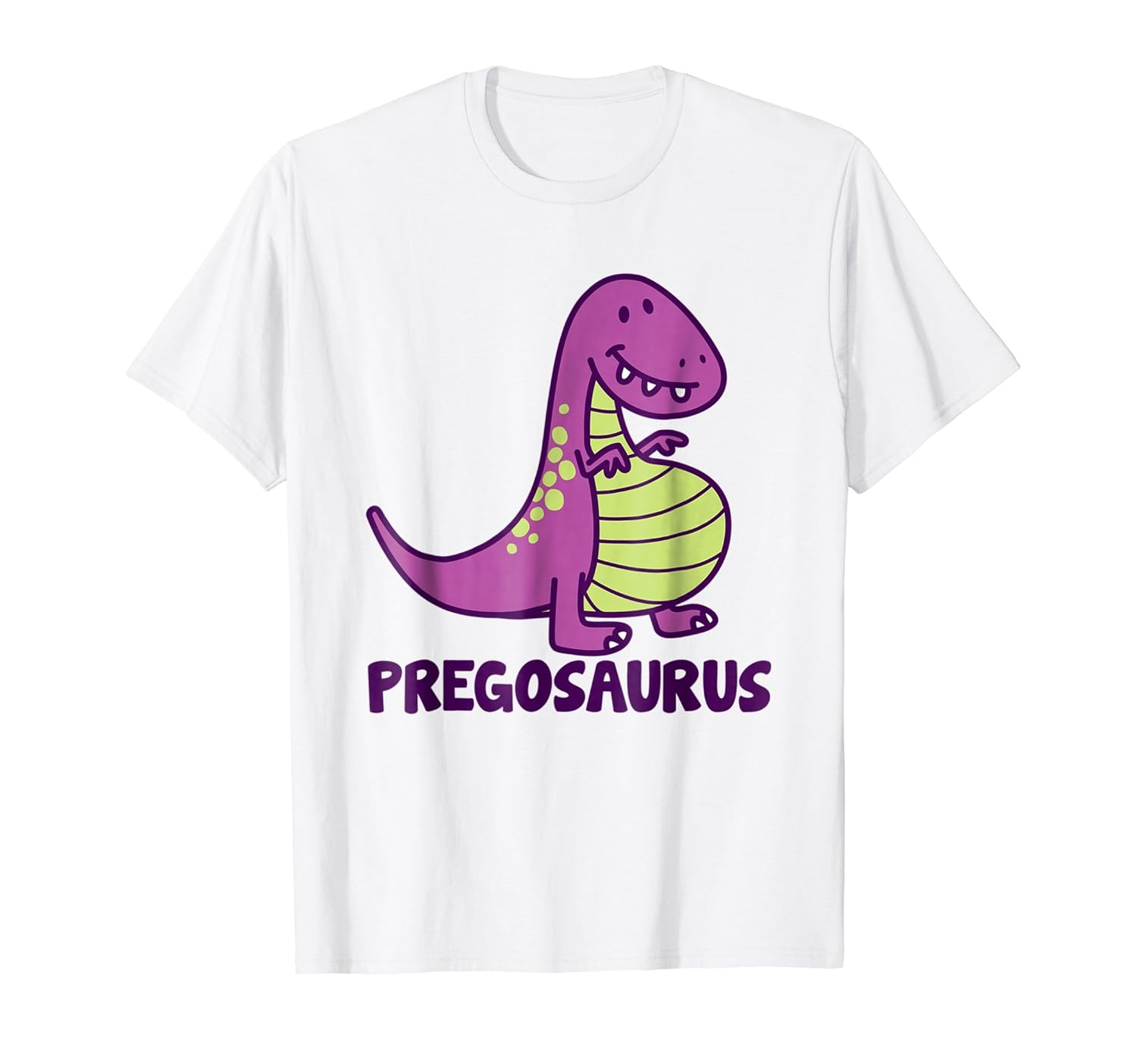 Dinosaur Pregosaurus Pregnant Mother Funny T-Shirt-Rose