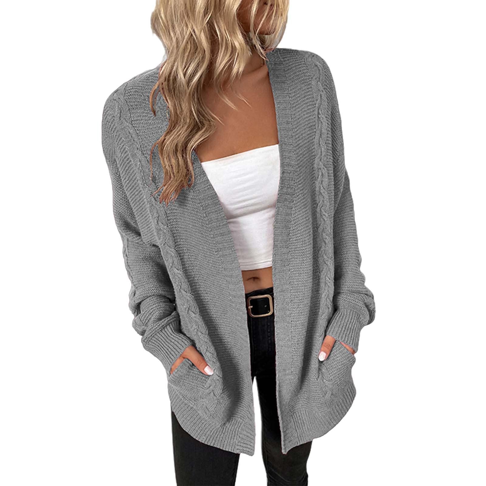 ADJHDFH Cardigan With Pockets For Women Plus Womens