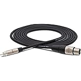 Hosa HXR-005 Pro Unbalanced Interconnect, REAN XLR3F to RCA, 5 Feet