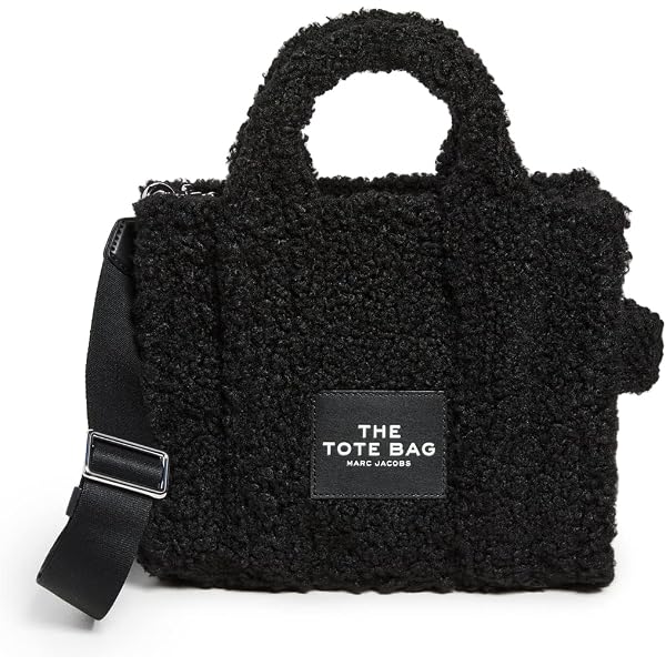 Amazon.com: Marc Jacobs Women's The Teddy Small Tote, Black, One