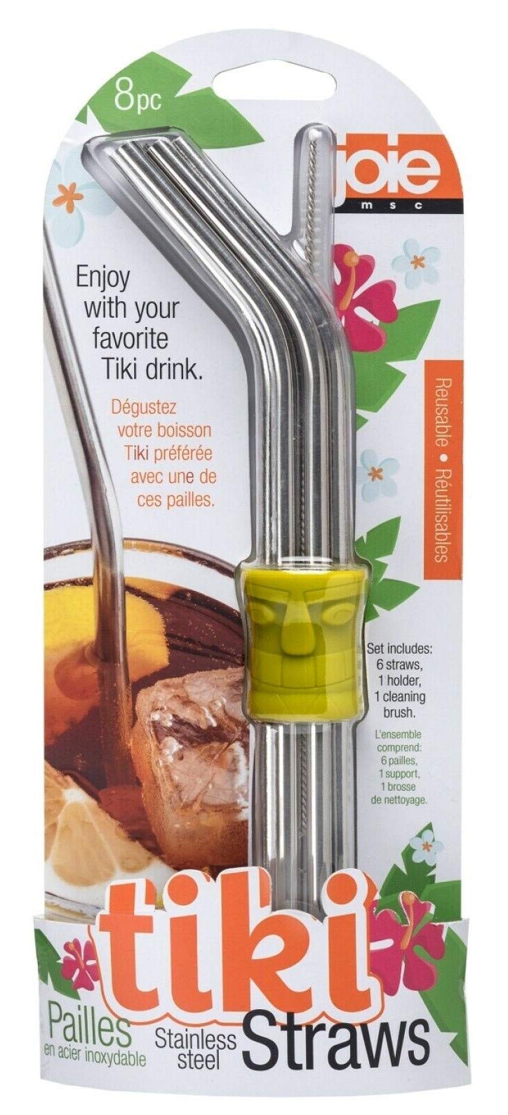 Joie 16155 Straw-16155 Straw, Stainless Steel, Green