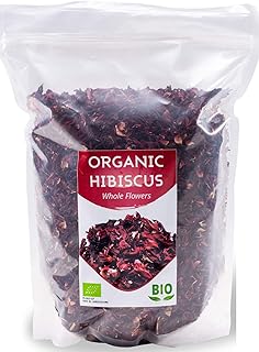 Fleurs Dhibiscus Séchées Bio 1kg Bissap Karkadé Sachet