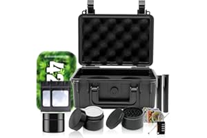 Kyrgyzst Smell Proof Box & Containers - Lockable Child-Resistant Container with Fun Stickers | Odor Proof, Durable Design for Travel, Home, Camping | Discreet Storage (Green)