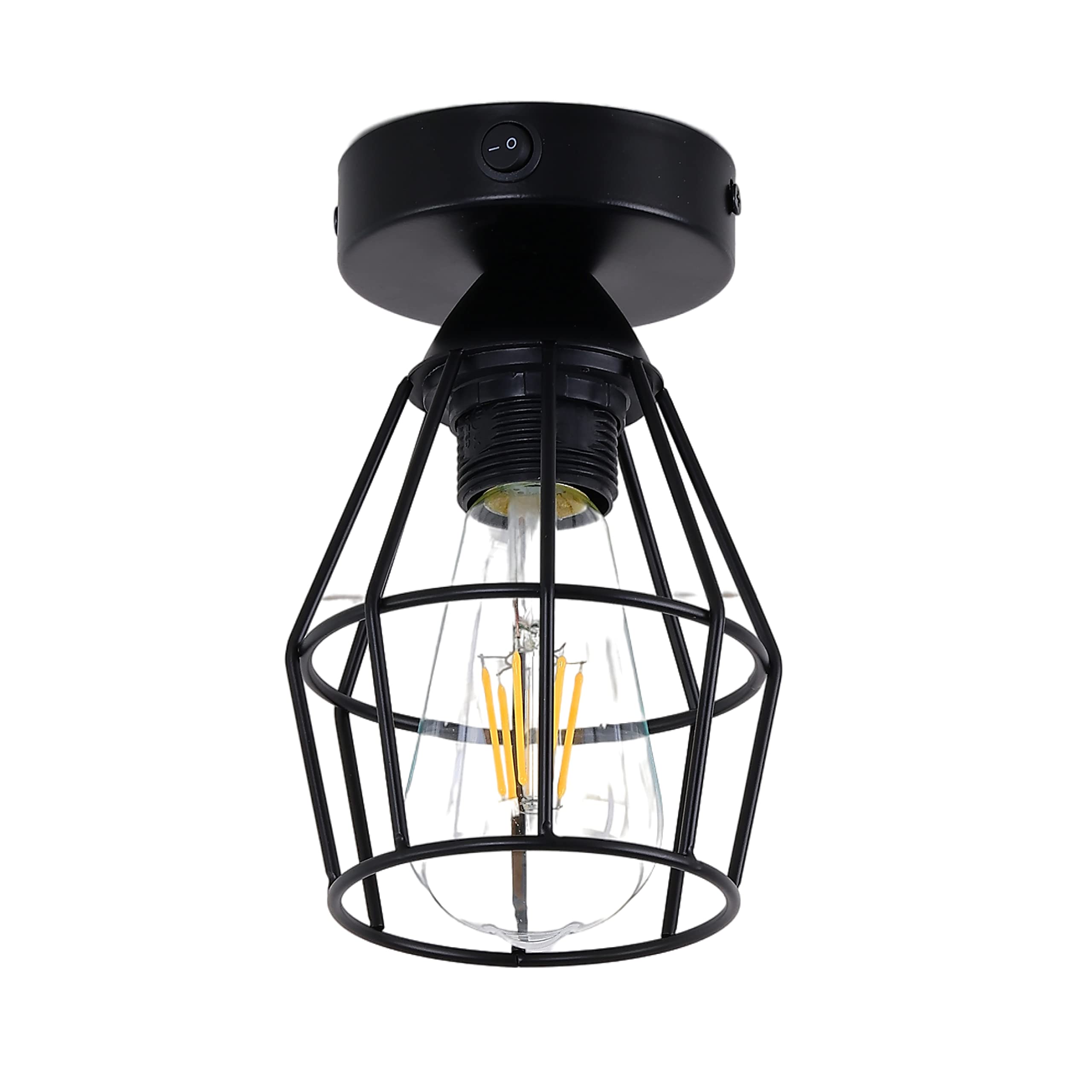 Photo 1 of Maichis RV Vintage Ceiling Light (Bulb Included), 12V Metallic Interior Light Fixture with On&Off Switch, Semi-Flush Mount Ceiling Fixture with Metal Shade for Camper TrailerLPNPMER2415775
