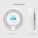 X-Sense CO Alarm Detector 10-Year Life Digital Display EN 50291 CO03D view 5