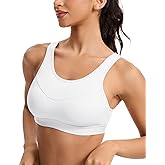Wingslove High Impact Sports Bra for Women Seamless Wireless Racerback Running Bra with Molded Cups No Bounce