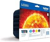 Brother LC980 Black Cyan Magenta Yellow Ink Cartridge Multi-Pack Standard Yield view 2