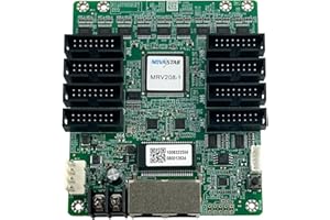 AZARPIXEL NovaStar MRV208-1 LED Receiving Card Replacement for DH7508 | HUB75E Display Controller with Pixel Calibration, 3D, Loop Backup | Reliable for Indoor & Outdoor Video Walls, Billboards, Digital Signage