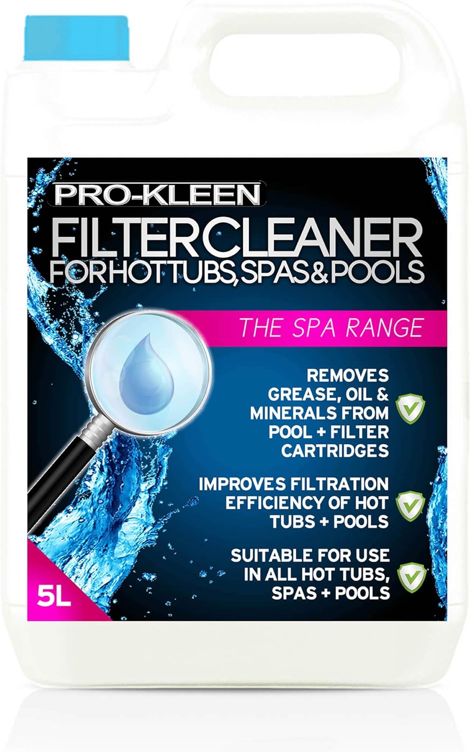 ProKleen, FilterReiniger für Whirlpools, Pools und Spas, für 10