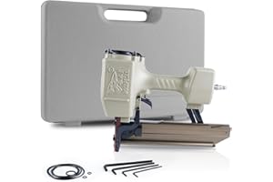 KIMSING Woodpecker 16-Gauge 7/16-Inch Medium Crown Construction Stapler, Fits 1-Inch to 2-Inch Length Staples, Pneumatic Heavy Duty Wide Crown Stapler Gun