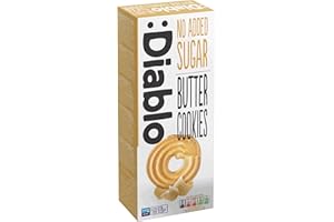 Diablo Butter Cookies |No Added Sugar| Sweetened with Maltitol (Pack of 1)