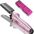 Dan Technology Hot Comb for Wigs - Double-Sided Teeth, Travel Size Plug In, 500F Straightener, Adjustable Temp, 60 Min Auto Off