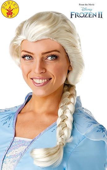 Rubie S Offizielle Disney Frozen 2 Elsa Perucke Damen Kostum Accessoire Einheitsgrosse