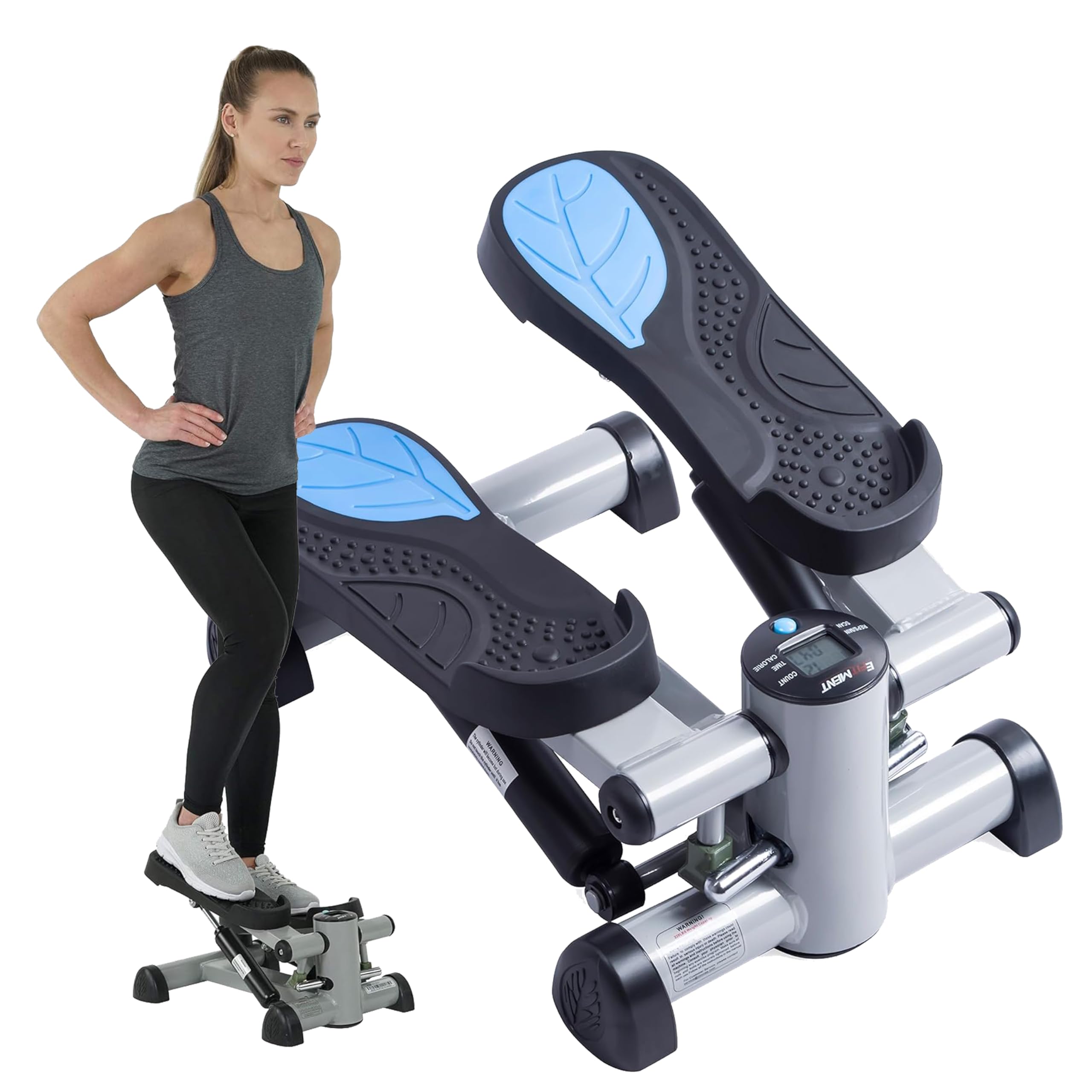 Efitment ミニステッパー ステッパー 自宅でのエクササイズ用 階段 ステップ 有酸素運動 太ももマスター ワークアウト機器 フィットネスペダル エクササイザー 滑り止めペダル LCD デジタル モニター クライマー - S021商品画像