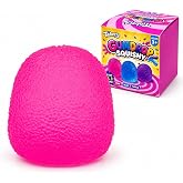 Tibberly Gumdrop Squishy Stress Ball, Solid TPR Sensory Fidget Toy | Soft, stretchy solid TPR; pocket-sized 2.14 in gumdrop for sensory play, Easter baskets, birthdays and party favors.