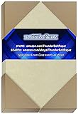 50 Natural Parchment 65lb Cover Paper Sheets 3 X 5