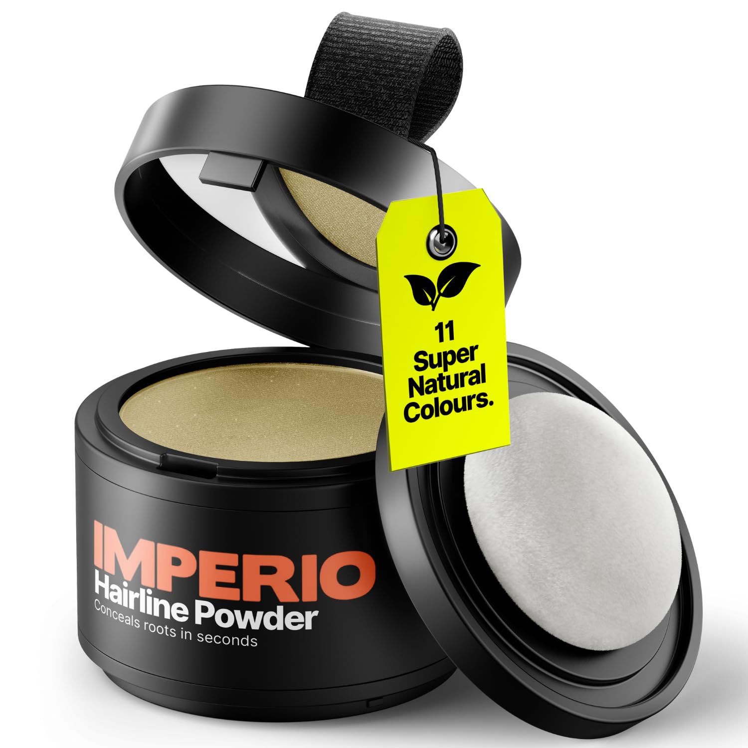 IMPERIO Root Touch Up Powder - Hairline Powder for Women and Men, Waterproof Root Touch Up to Cover Roots - Super natural Colours - 4g (Medium Blonde)