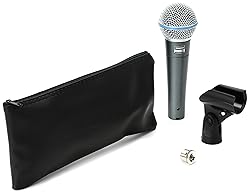Shure BETA 58A Vocal Microphone with 12" Round Base