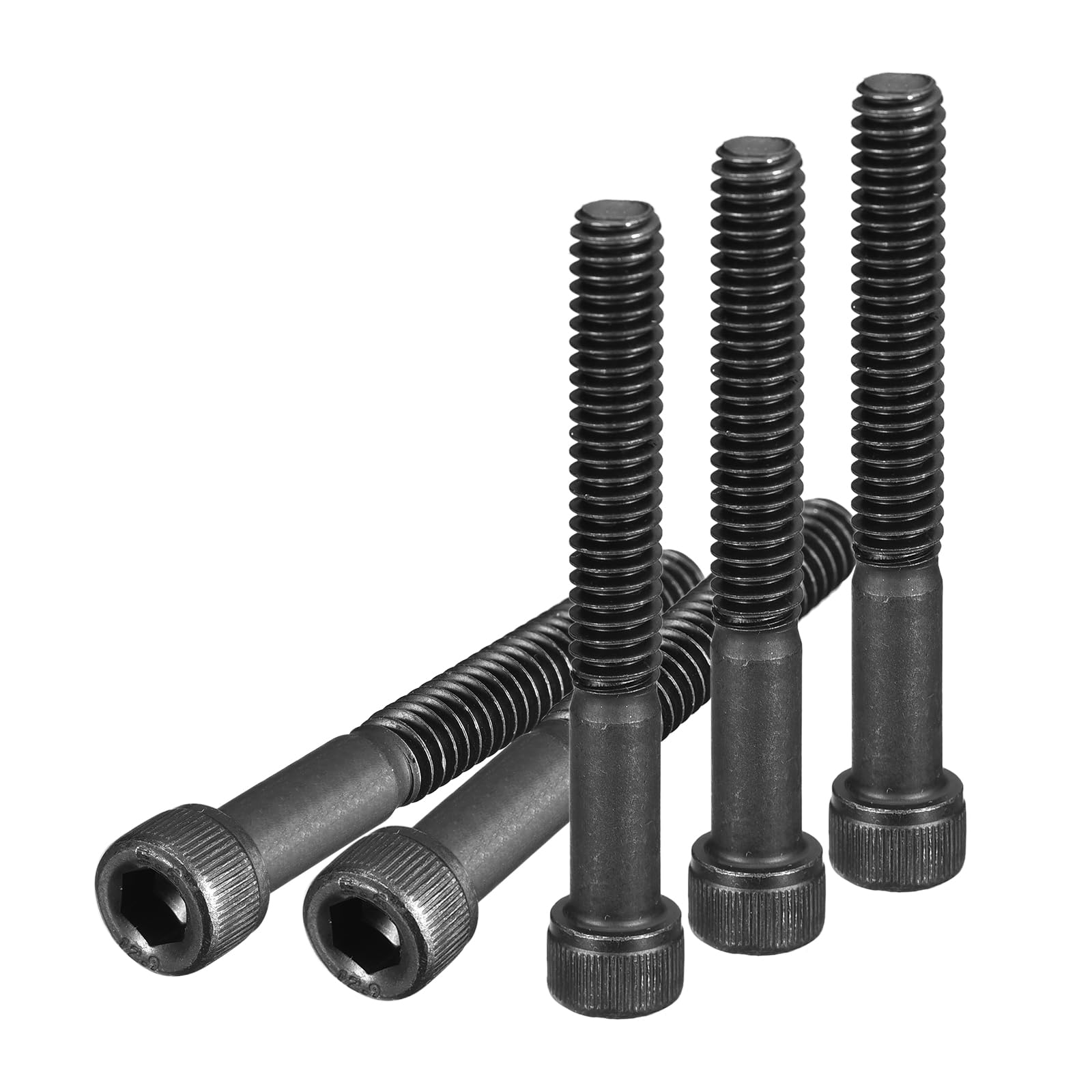 DTGN 1/4-20x2" Socket Head Cap Screws Bolts, 25Pcs 12.9 Grade Alloy Steel, Machine Hex Socket Screw, Hex Drive, Black Oxide Finish, UNC Coarse Thread Partially Threaded โ image 1