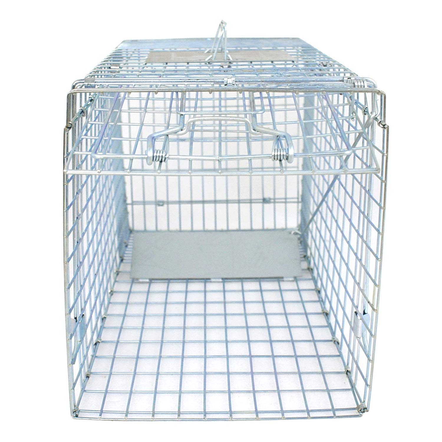 HomGarden Humane Live Animal Cage Trap 32inch Steel Catch Release